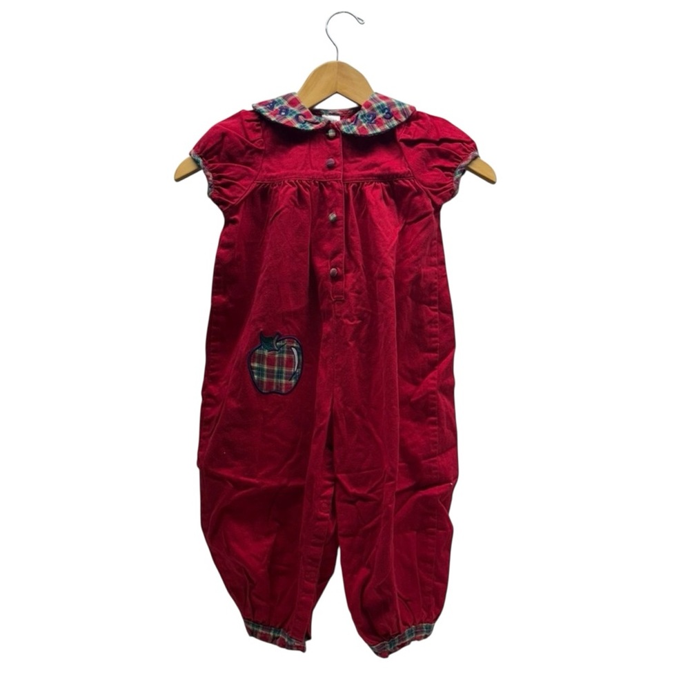 Vintage Class Club Romper Apple One Piece Romper